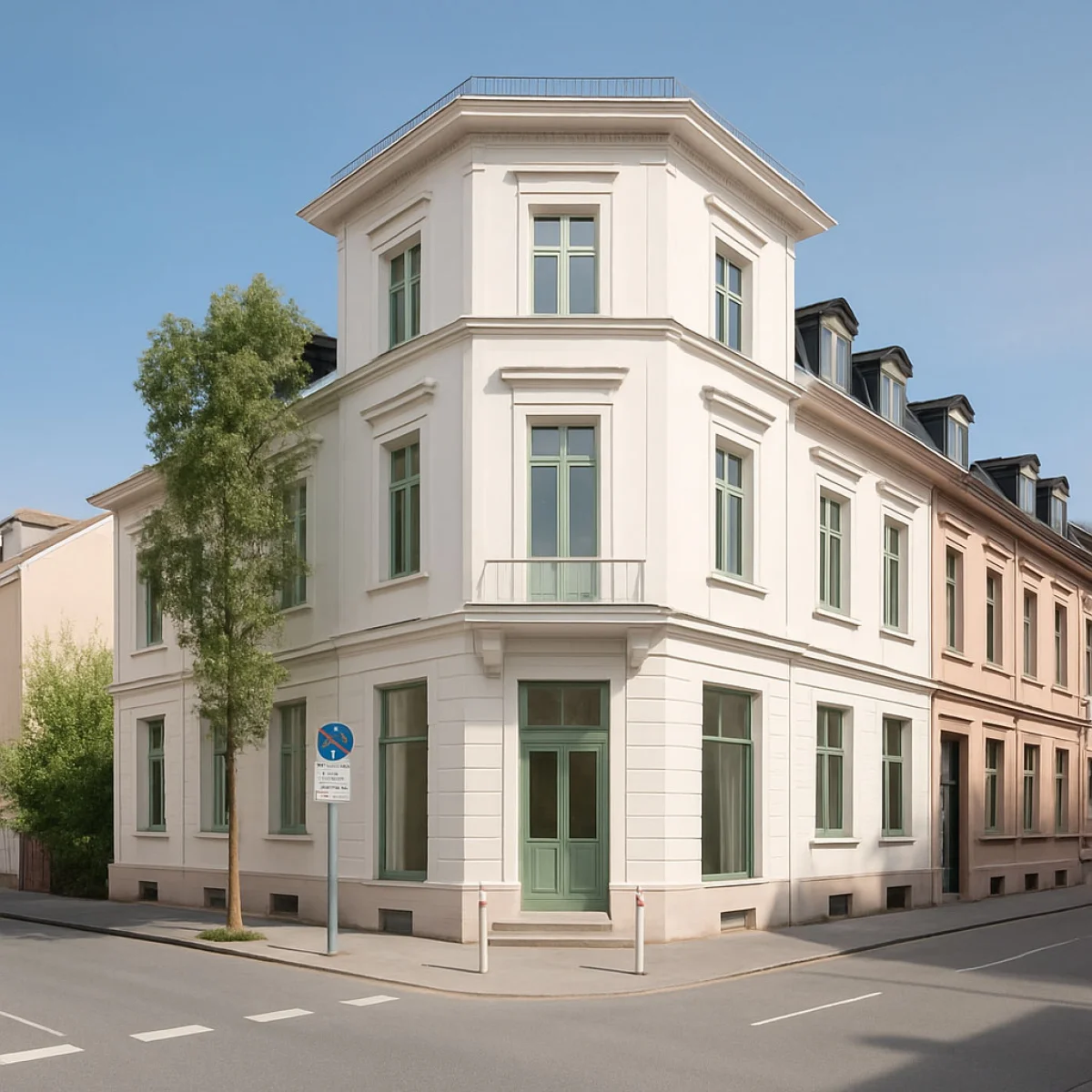 Bad Homburg的Höhestraße — 建筑效果图